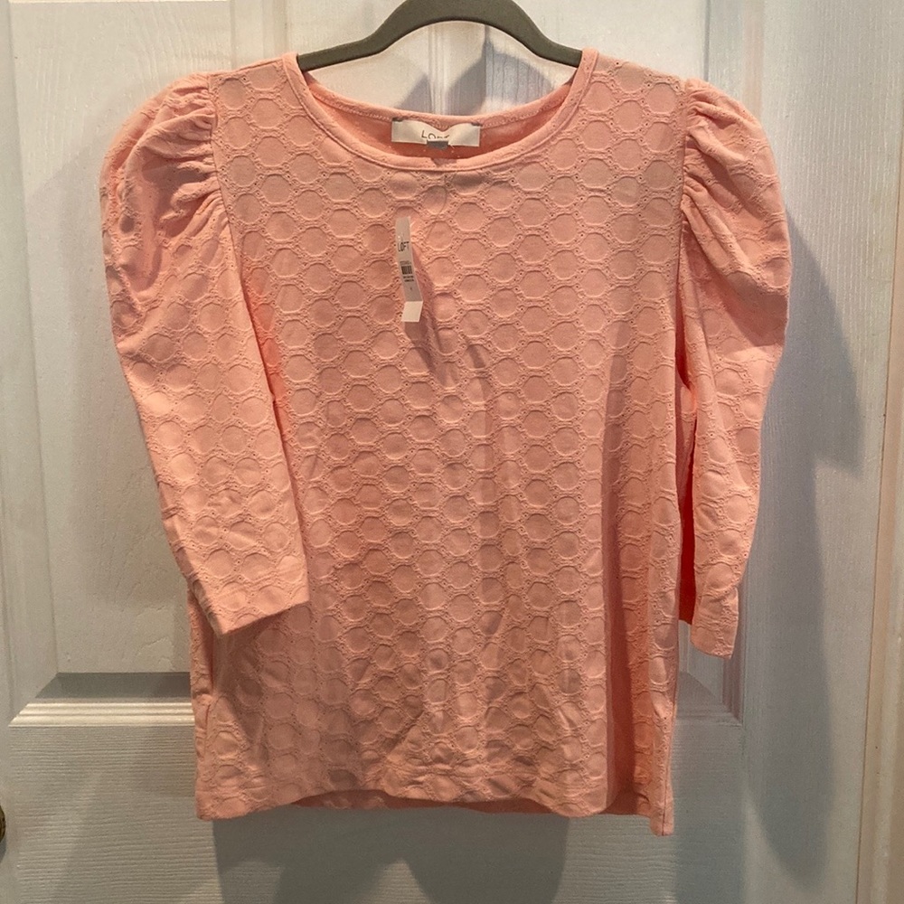 BNWT Loft puff sleeve top.